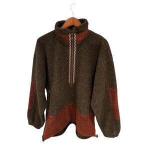 Tsunami Vintage Canadian-Made Half-Zip Pullover Sweater XL